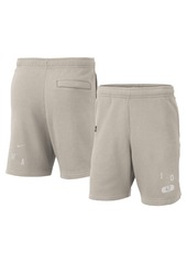Men's Nike Cream Iowa Hawkeyes Fleece Shorts - Cream