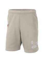 Men's Nike Cream Ohio State Buckeyes Fleece Shorts - Cream