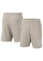 Men's Nike Cream Penn State Nittany Lions Fleece Shorts - Cream
