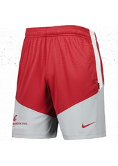 Men's Nike Crimson, Gray Washington State Cougars Performance Player Shorts - Crimson, Gray