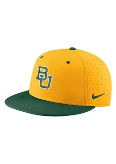 Men's Nike Gold Baylor Bears Aero True Baseball Performance Fitted Hat - Gold