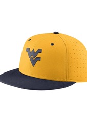 Men's Nike Gold West Virginia Mountaineers Aero True Baseball Performance Fitted Hat - Gold