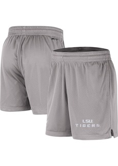Men's Nike Gray Lsu Tigers Mesh Performance Shorts - Gray