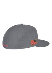 Men's Nike Gray Ohio State Buckeyes Usa Side Patch True AeroBill Performance Fitted Hat - Gray