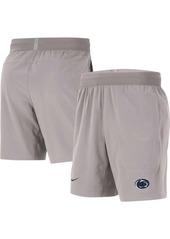 Men's Nike Gray Penn State Nittany Lions Player Performance Shorts - Gray