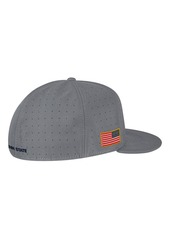 Men's Nike Gray Penn State Nittany Lions Usa Side Patch True AeroBill Performance Fitted Hat - Gray