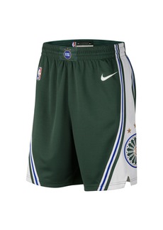 Men's Nike Green Detroit Pistons 2022/23 City Edition Swingman Shorts - Green