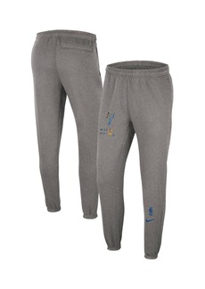Men's Nike Heather Charcoal Brooklyn Nets 2022/23 City Edition Courtside Brushed Fleece Sweatpants - Heather Charcoal