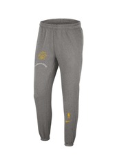 Men's Nike Heather Charcoal Golden State Warriors 2022/23 City Edition Courtside Brushed Fleece Sweatpants - Heather Charcoal