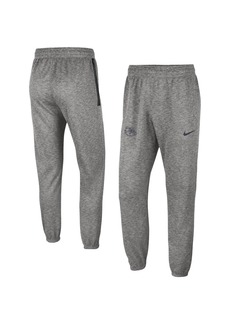 Men's Nike Heather Gray Gonzaga Bulldogs Team Logo Spotlight Performance Pants - Heather Gray