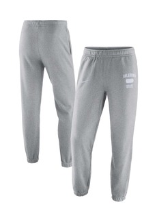Men's Nike Heathered Gray Oklahoma State Cowboys Saturday Fleece Pants - Heathered Gray