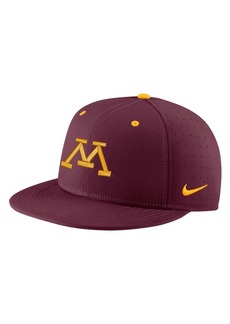 Men's Nike Maroon Minnesota Golden Gophers Aero True Baseball Performance Fitted Hat - Maroon