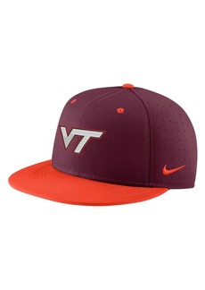 Men's Nike Maroon Virginia Tech Hokies Aero True Baseball Performance Fitted Hat - Maroon