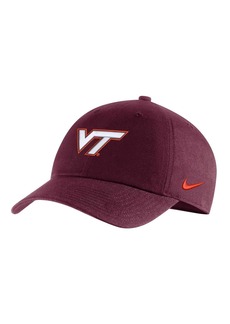 Men's Nike Maroon Virginia Tech Hokies Heritage86 Logo Adjustable Hat - Maroon