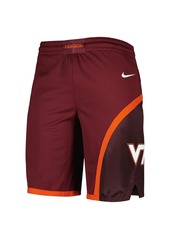 Men's Nike Maroon Virginia Tech Hokies Replica Performance Basketball Shorts - Maroon