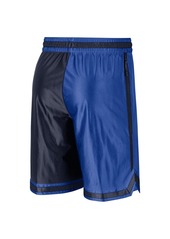 Men's Nike Navy, Blue Dallas Mavericks Courtside Versus Force Split Dna Performance Shorts - Navy, Blue