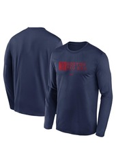 Men's Nike Navy Boston Red Sox Authentic Collection Performance Long Sleeve T-shirt
