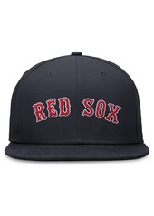 Men's Nike Navy Boston Red Sox Evergreen Performance Fitted Hat - Navy