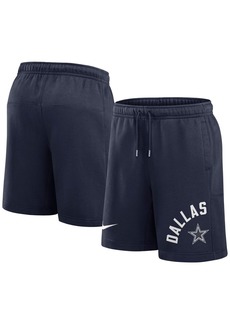 Men's Nike Navy Dallas Cowboys Arched Kicker Shorts - Navy