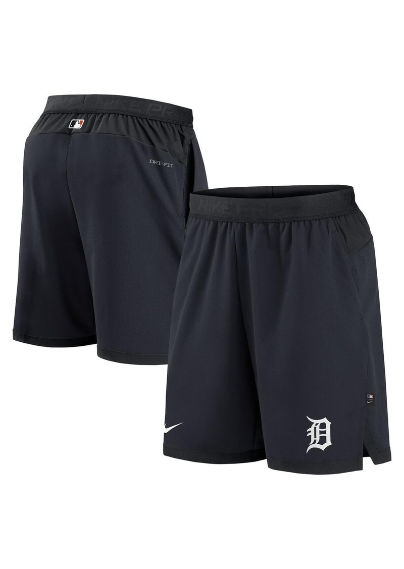 Men's Nike Navy Detroit Tigers Authentic Collection Flex Vent Performance Shorts - Navy