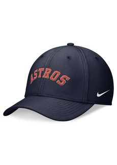 Men's Nike Navy Houston Astros Primetime Performance Swoosh Flex Hat - Navy
