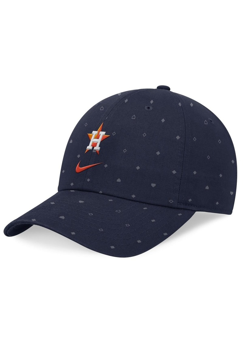Men's Nike Navy Houston Astros Primetime Print Club Adjustable Hat - Navy