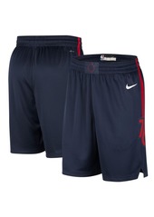 Men's Nike Navy Philadelphia 76ers 2023/24 City Edition Swingman Shorts - Navy