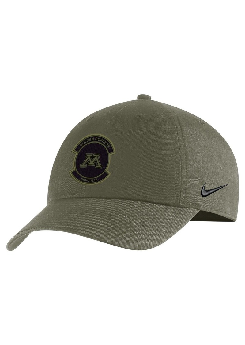 Men's Nike Olive Minnesota Golden Gophers Military-Inspired Pack Heritage86 Adjustable Hat - Olive