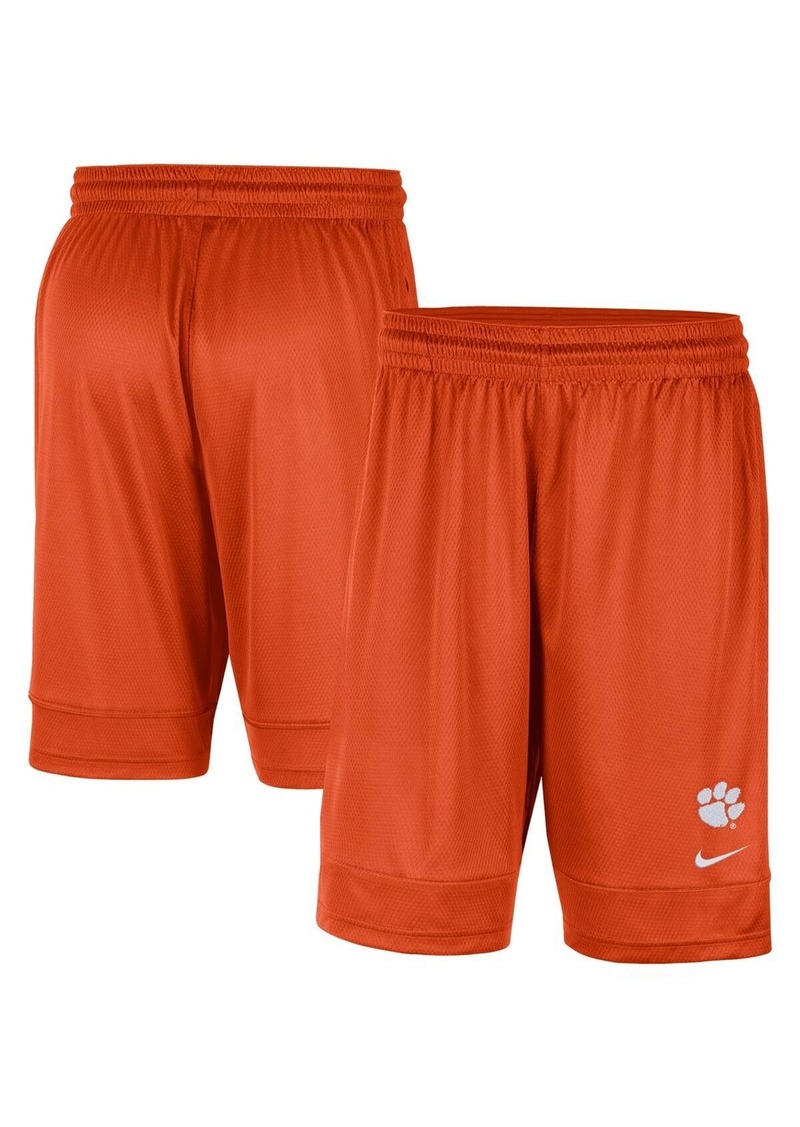 Men's Nike Orange Clemson Tigers Fast Break Team Performance Shorts - Orange