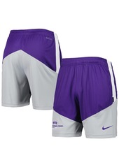 Men's Nike Purple, Gray Tcu Horned Frogs Performance Player Shorts - Purple, Gray