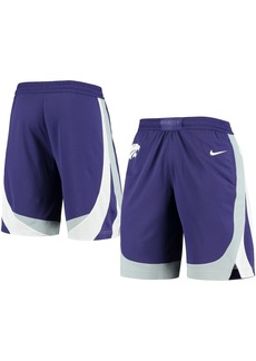 Men's Nike Purple Kansas State Wildcats Team Replica Basketball Shorts - Purple