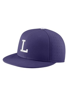 Men's Nike Purple Lsu Tigers Aero True Baseball Performance Fitted Hat - Purple
