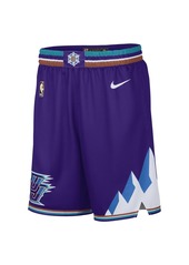 Men's Nike Purple Utah Jazz 2022/23 Classic Edition Swingman Performance Shorts - Purple