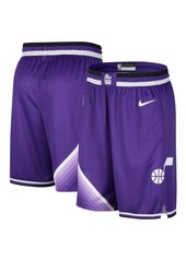 Men's Nike Purple Utah Jazz 2023/24 City Edition Swingman Shorts - Purple