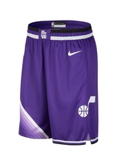 Men's Nike Purple Utah Jazz 2023/24 City Edition Swingman Shorts - Purple