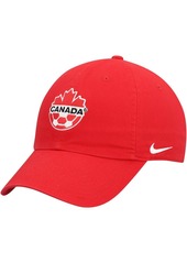 Men's Nike Red Canada Soccer Campus Adjustable Hat - Red