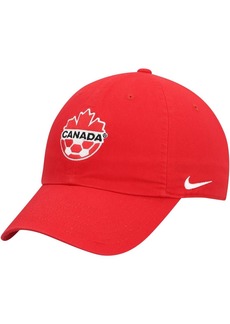 Men's Nike Red Canada Soccer Campus Adjustable Hat - Red