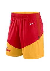 Men's Nike Red, Gold Kansas City Chiefs Primary Lockup Performance Shorts - Red, Gold