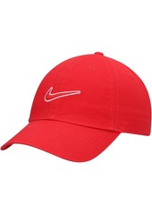 Men's Nike Red Heritage86 Essential Logo Adjustable Hat - Red