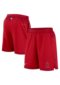 Men's Nike Red Los Angeles Angels Authentic Collection Flex Vent Performance Shorts - Red