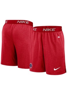 Men's Nike Red Los Angeles Angels City Connect Performance Practice Shorts - Red