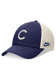 Men's Nike Royal Chicago Cubs Cooperstown Collection Rewind Club Trucker Adjustable Hat - Royal