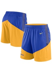 Men's Nike Royal, Gold Los Angeles Rams Primary Lockup Performance Shorts - Royal, Gold