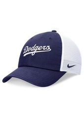 Men's Nike Royal Los Angeles Dodgers Evergreen Wordmark Trucker Adjustable Hat - Royal