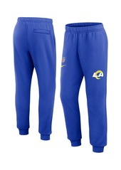Men's Nike Royal Los Angeles Rams 2023 Sideline Club Jogger Pants - Royal