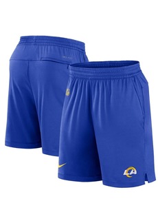 Men's Nike Royal Los Angeles Rams Sideline Performance Shorts - Royal