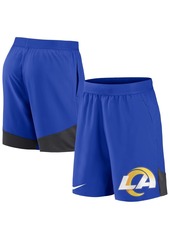 Men's Nike Royal Los Angeles Rams Stretch Performance Shorts - Royal