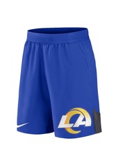 Men's Nike Royal Los Angeles Rams Stretch Performance Shorts - Royal