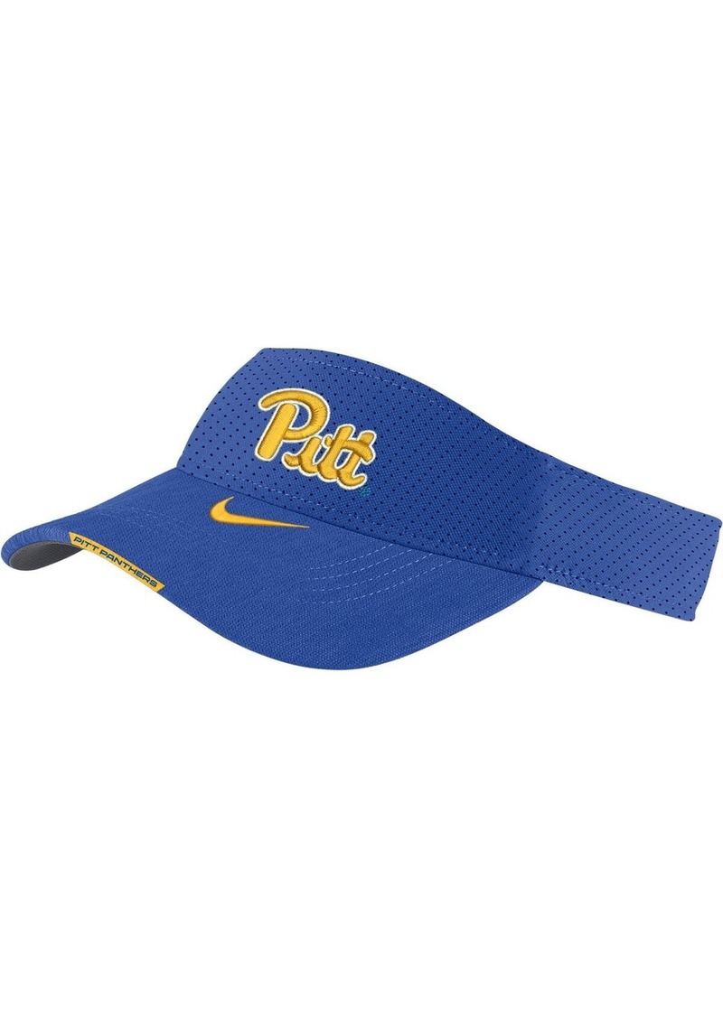 Men's Nike Royal Pitt Panthers 2023 Sideline Performance Adjustable Visor - Royal