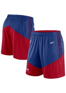 Men's Nike Royal, Red New York Giants Primary Lockup Performance Shorts - Royal, Red